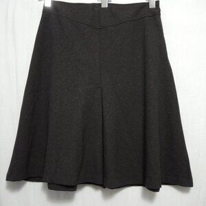 4/$25 George Mark Eisen Flared Circle Skirt Charcoal Gray Size 8